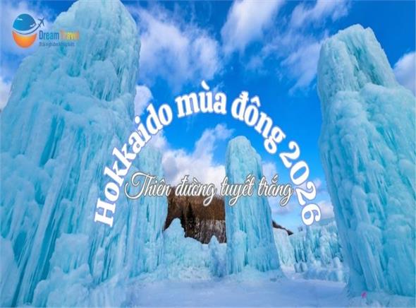 Tour Nhật Bản Tết 2026: Khám Phá Hokkaido Mùa Đông